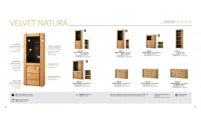 Vitrīna VELVET NATURA 10 